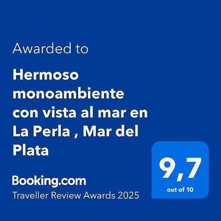 Hermoso Monoambiente Con Vista Al Mar En La Perla , Mar Del Plata Exterior foto